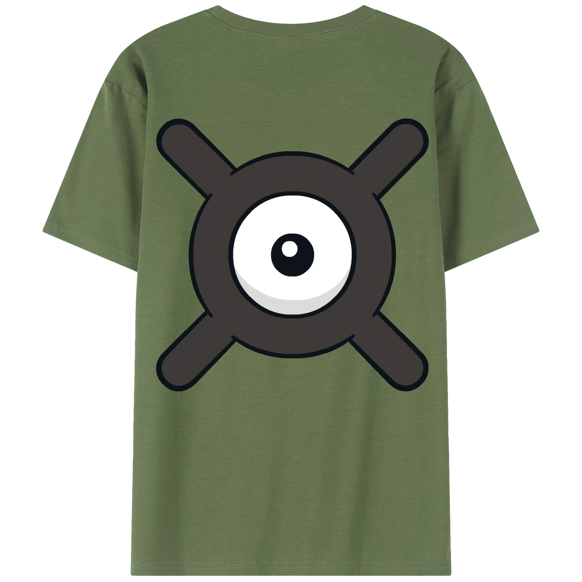 （画像用） ポケットモンスター Pokémon 綿100％ メンズ半袖Tシャツ（バックプリント） 通気性